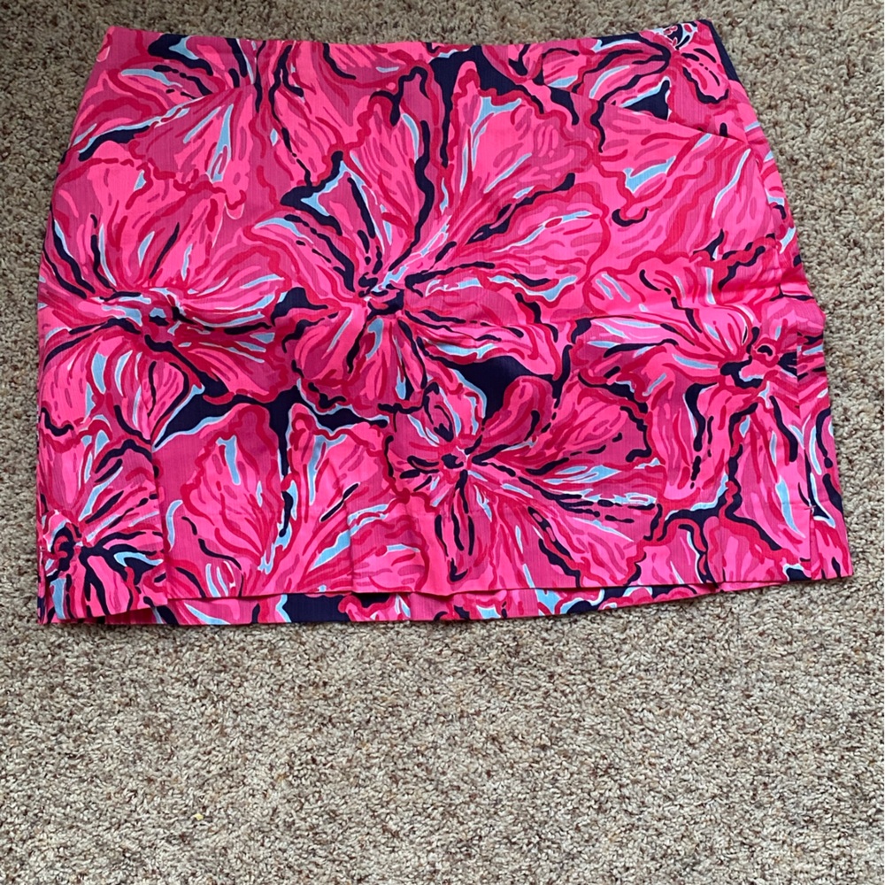 Lilly Pulitzer Marigold Skort size 12 in Flirty Navy